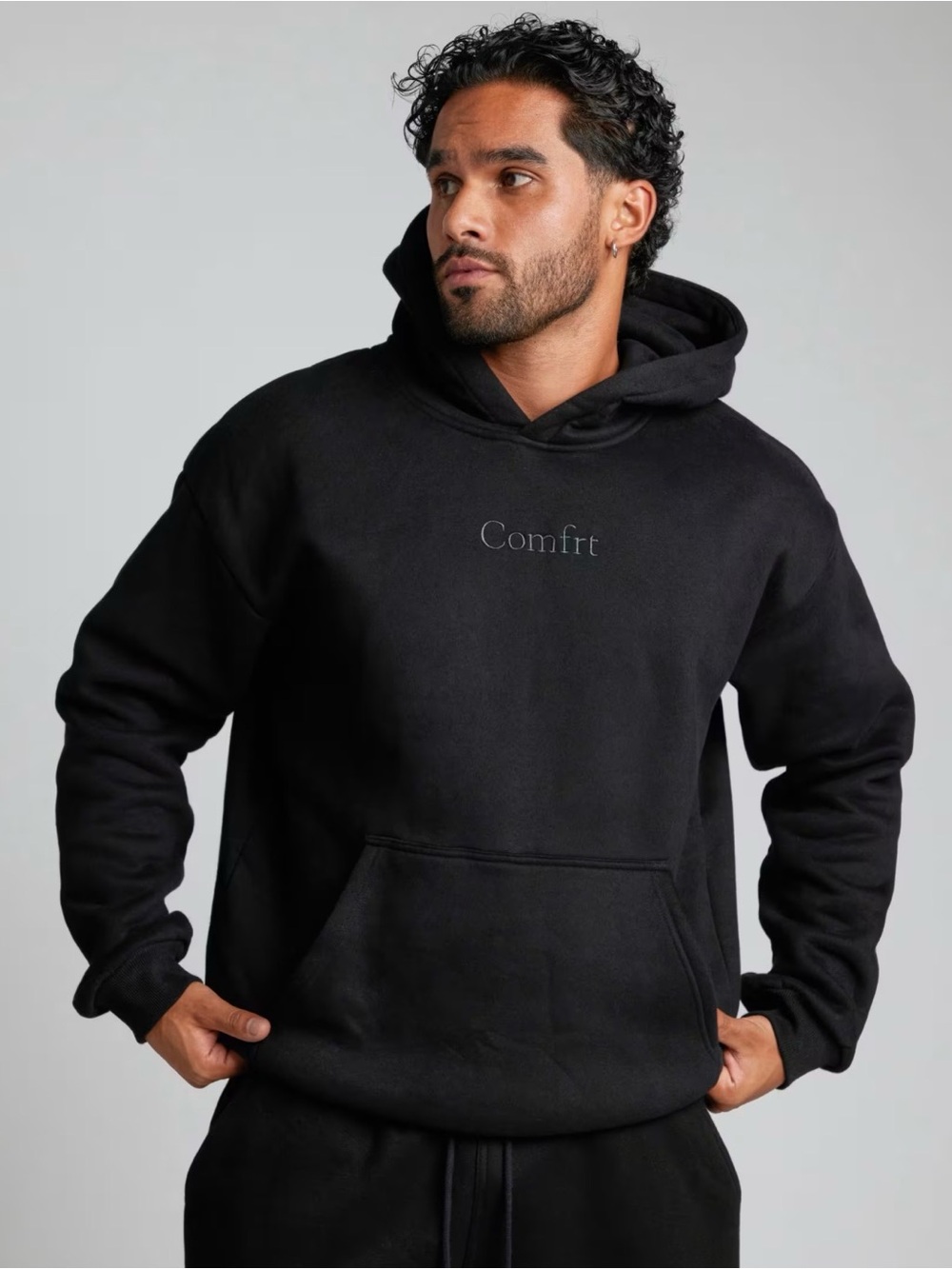 Comfrt Signature Hoodie Onyx Black